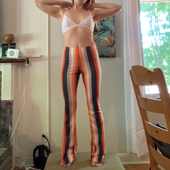 Colourful Stripped Flared Pants - Picture 6 of 6